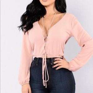 FASHION NOVA BLUSH TOP